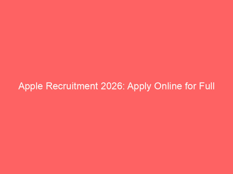 Apple Recruitment 2026: Apply Online for Full Stack Developer (Mumbai)